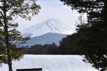 富士山雪景色